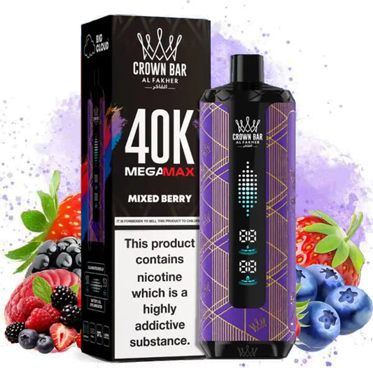 Al Fakher Crown Bar Mega Max 40K puffs