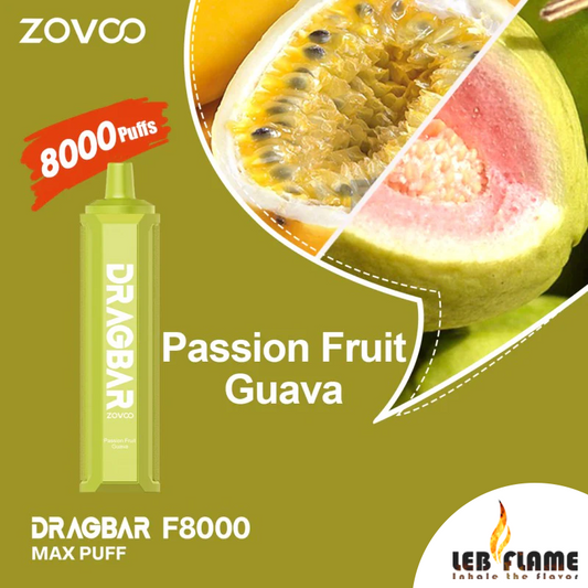 Drag Bar Passion Fruit Guava - 8000