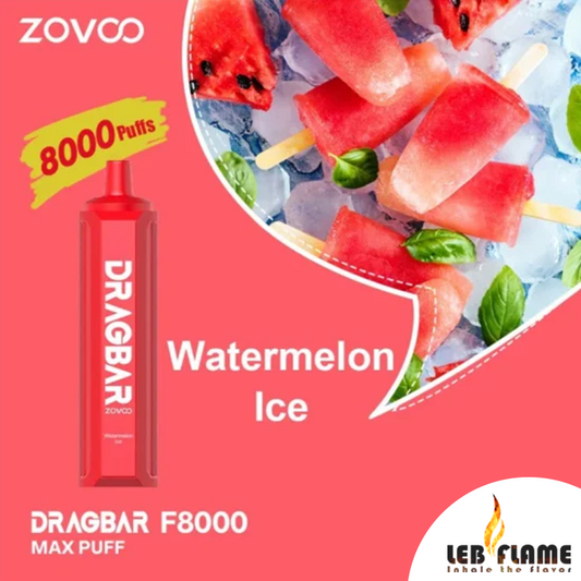 Drag Bar Watermelon Ice - 8000