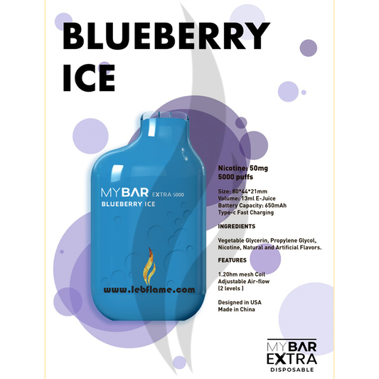My Bar Extra Blueberry Ice - 5000