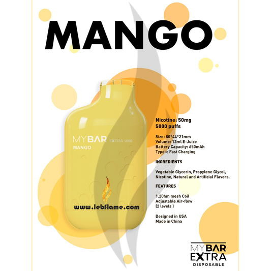 My Bar Extra Mango - 5000