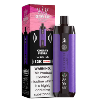 Al Fakher Crown Bar Cherry Fiesta 12K Puffs