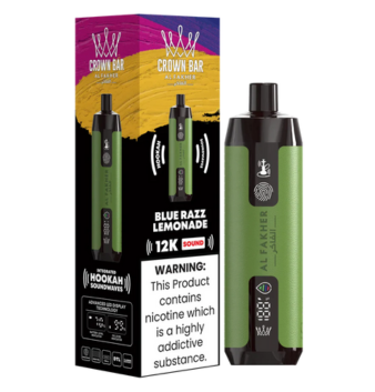 Al Fakher Crown Bar Blue Razz Lemonade 12K Puffs