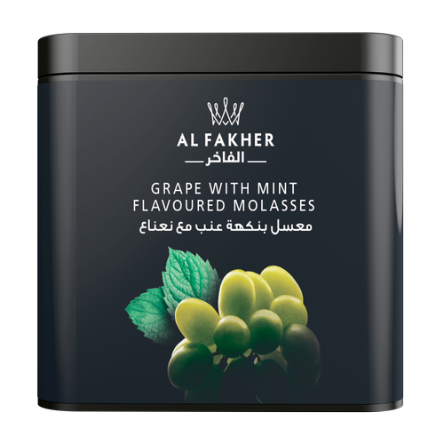 Al Fakher GRAPE WITH MINT Hookah Shisha Tobacco 1kg, 500g and 250g