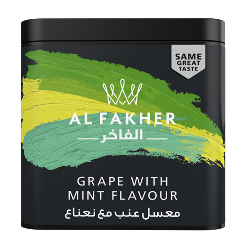 Al Fakher GRAPE WITH MINT Hookah Shisha Tobacco 1kg, 500g and 250g