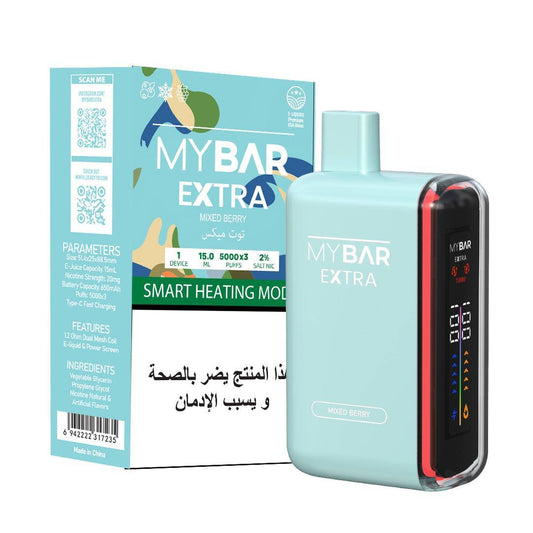 MYBAR EXTRA MIXED BERRY Up to 5000X3 Puffs