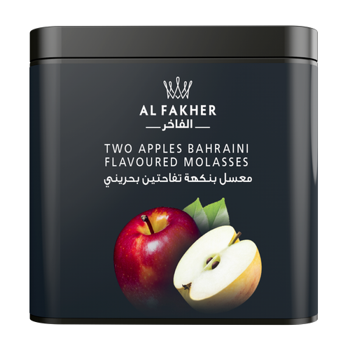 Al Fakher Two Apple BAHRAINI Hookah Shisha Tobacco 250g