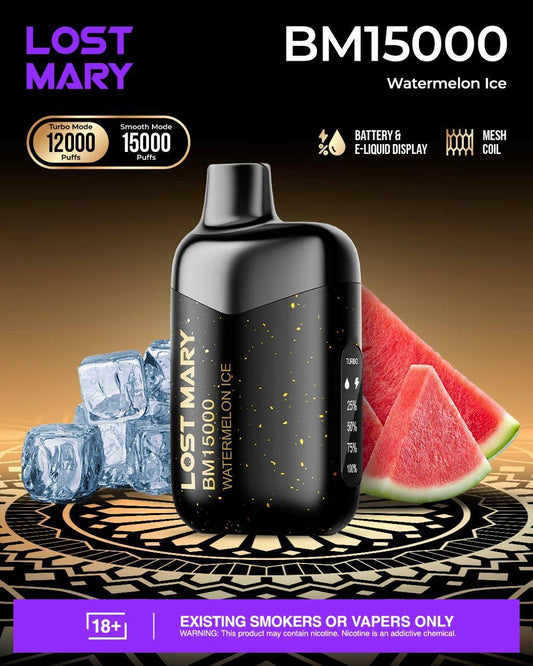 LOST MARY BM15000 12K Puffs Watermelon Ice